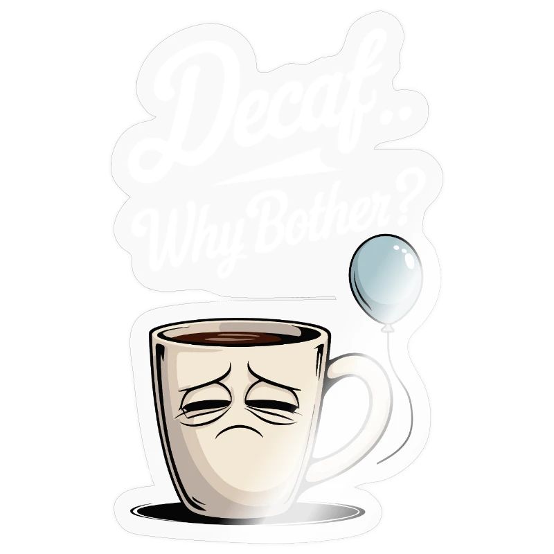 Sad Mug Decaf Design