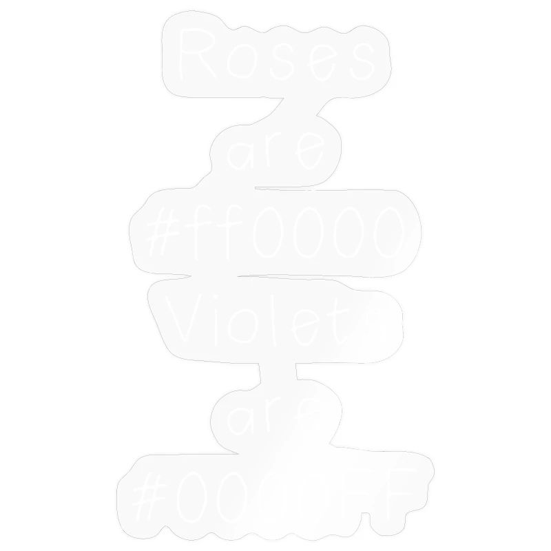 Hex-Farbcode Witz für Entwickler, Coder und Web...