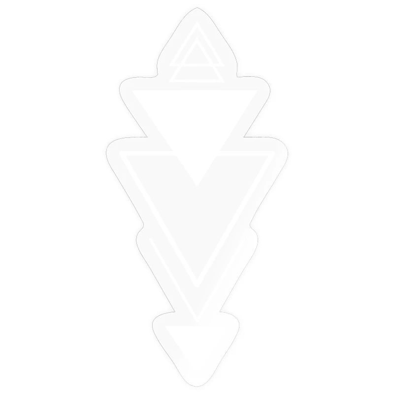 Triangular symbol (white)