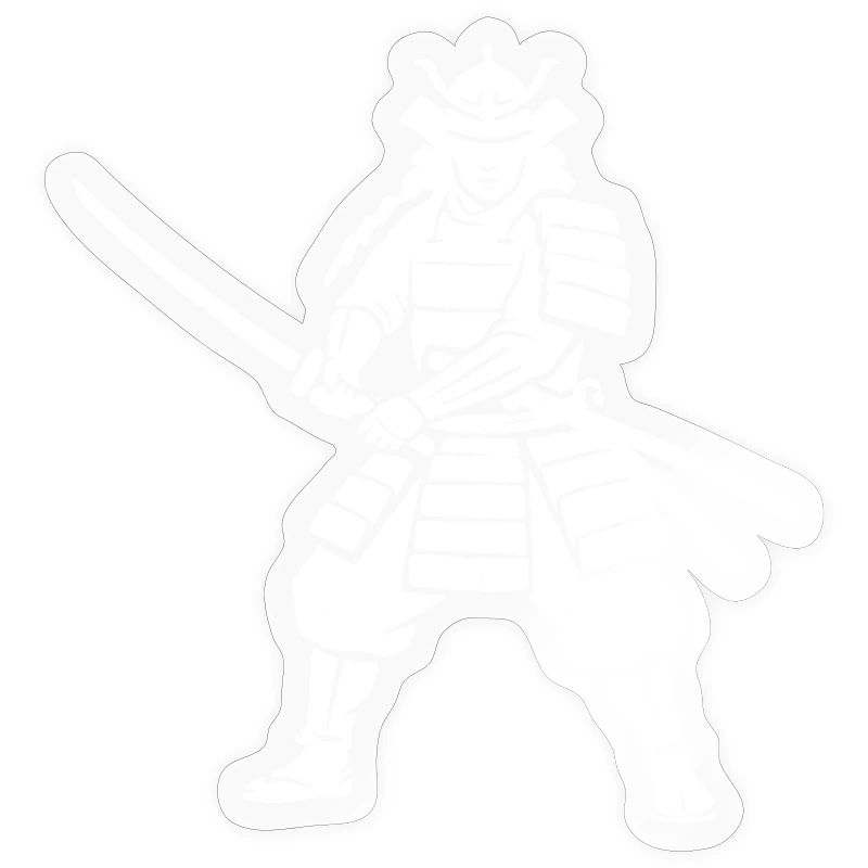 Samurai Warrior Vintage Grunge Vector