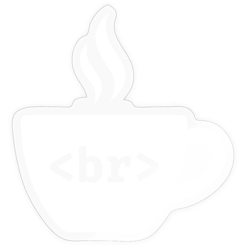 Pause café – Conception drôle de balise HTML