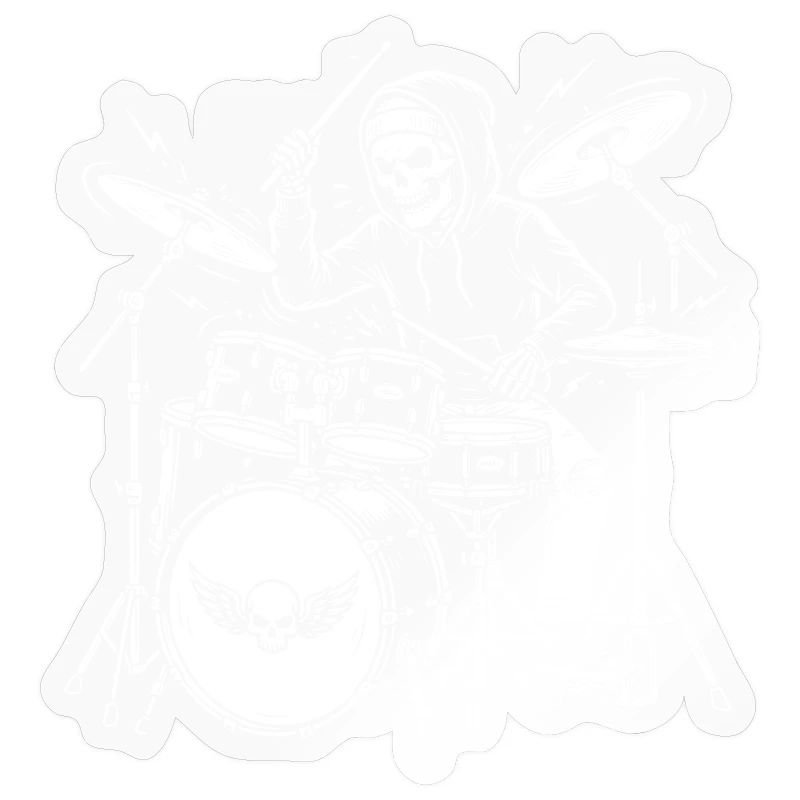Grim Drummer Skeleton