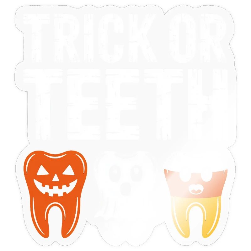Trick oder Teeth Halloween-T-Shirt