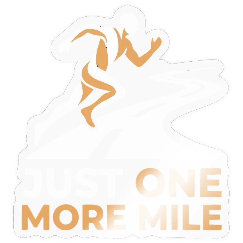 Motif de course juste un mile de plus