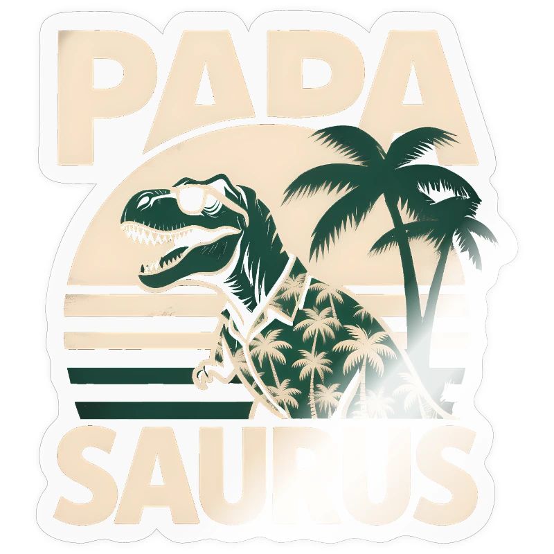 Papa Saurus Rex Dinosaur Father's Day Gift