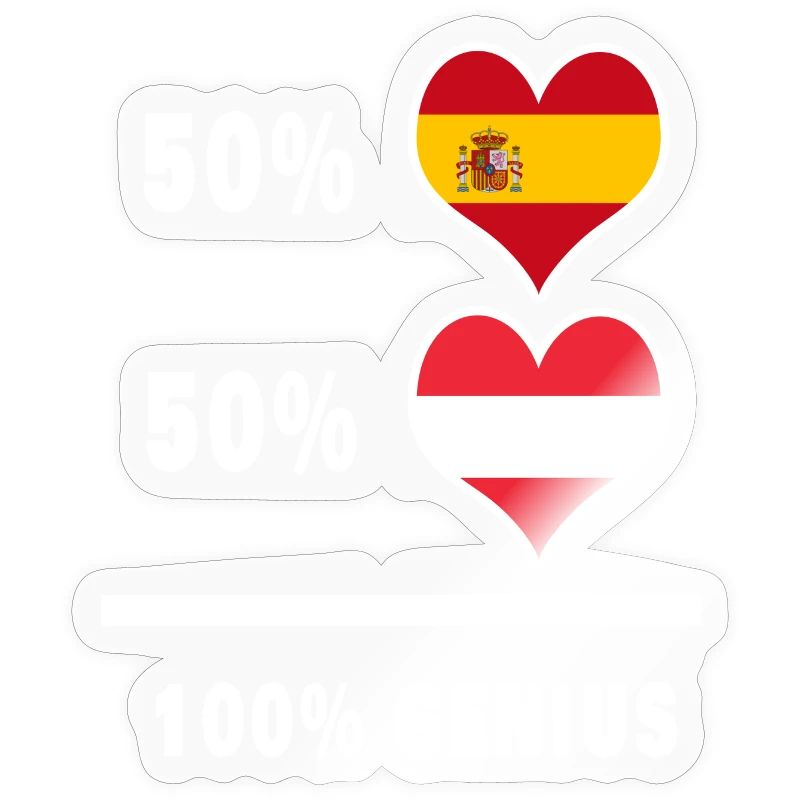 Austria and Spain Genius / gift