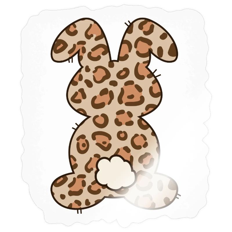 Leopard Print Bleached Easter