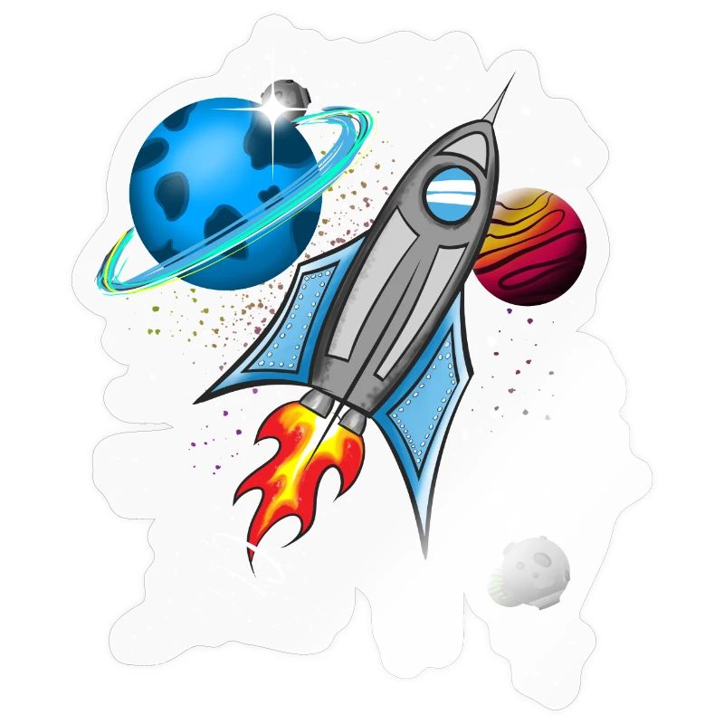 Fusée dans l’espace