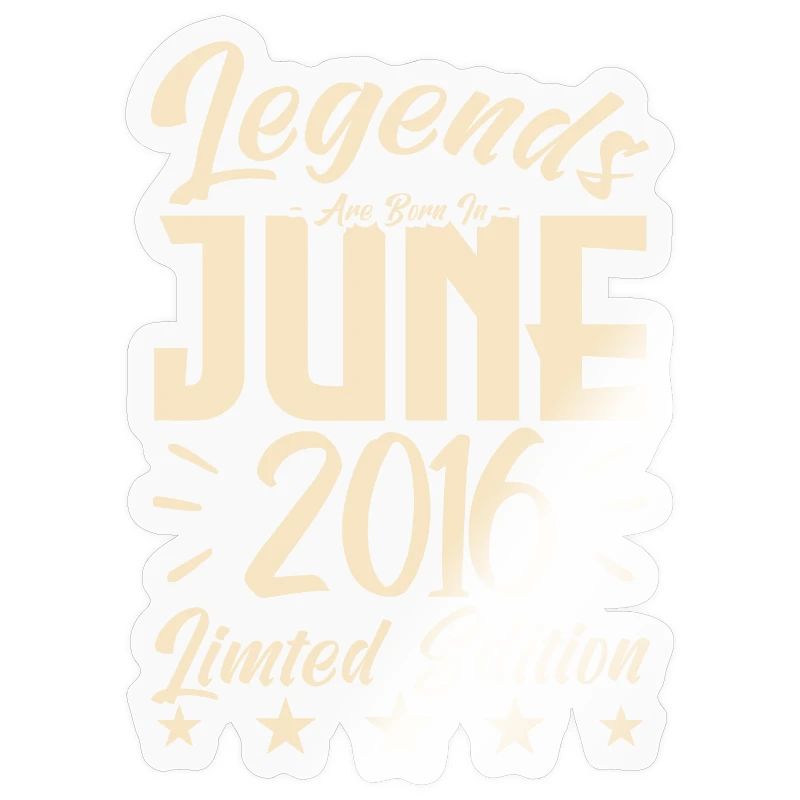 Geboren Juni 2016 Geburtstagsgeschenk 2016.