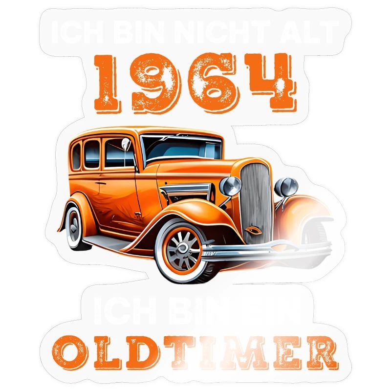 1964 Geburtstag Oldtimer Auto Spruch