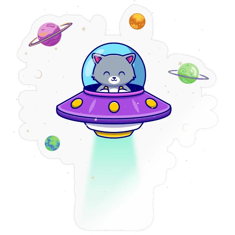 Chat dans l’espace