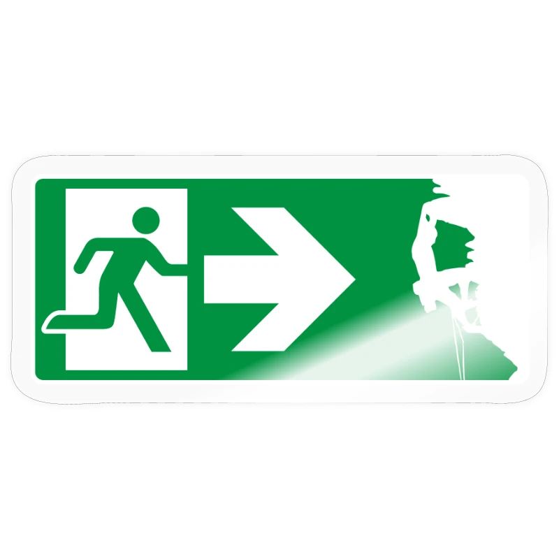 Emergency Exit Climbing Climber