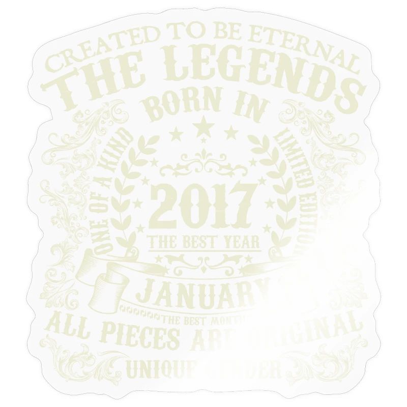 Janvier 2017 anniversaire 2017 Janvier année