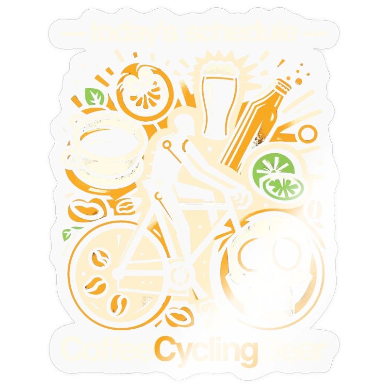 Das heutige Programm - Kaffee, Radfahren und Bier