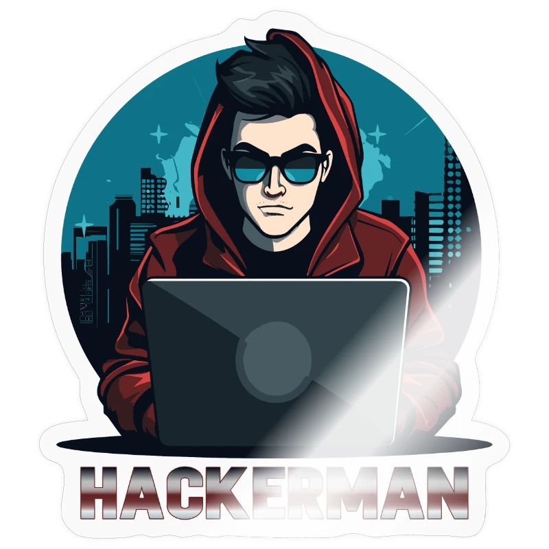 Cool Hacker Coding IT Specialist Hackerman