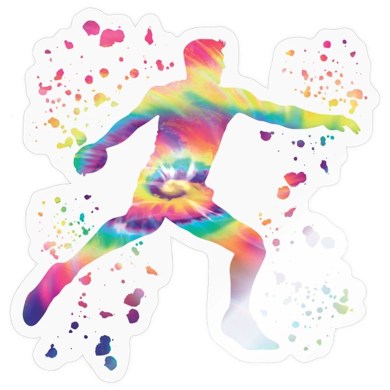 Discus thrower Colorsplash discus throw