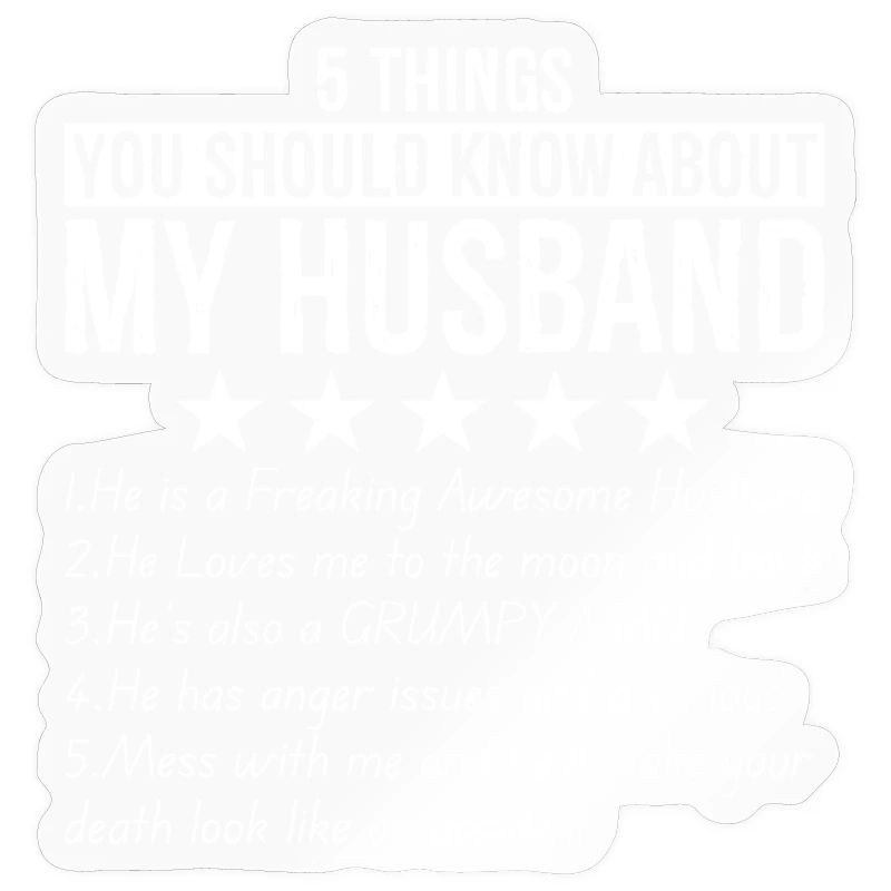 5 things you should know about my husband