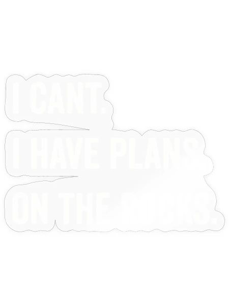 Drôle de dicton, escalade, bloc, logo vintage - Sticker taille S (10 x 10 cm) - brillant transparent - Devant