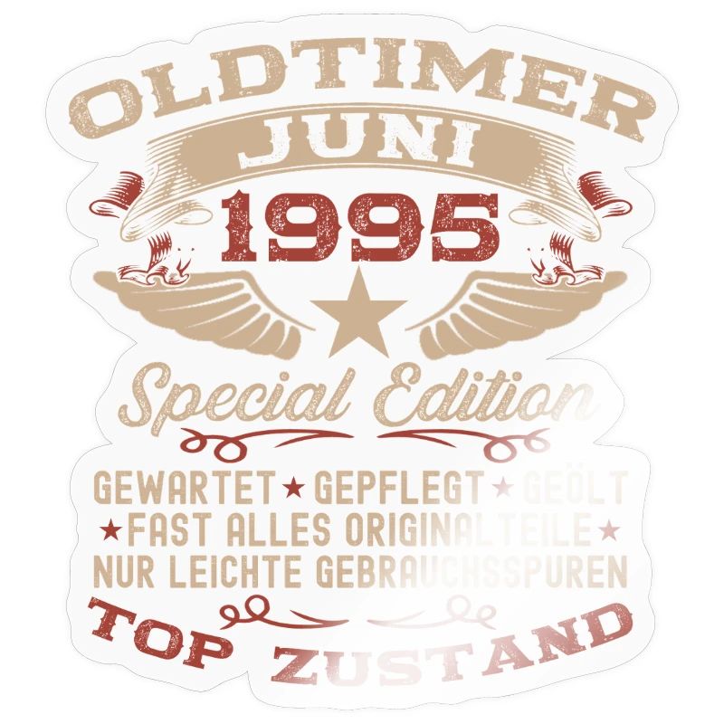 30. Geburtstag Geschenk Mann Oldtimer Juni 1995