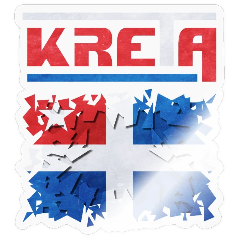 Creative puzzle design with Norwegian flag