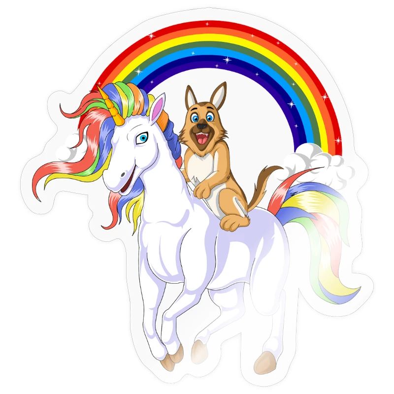 Deutscher Schäferhund Einhorn