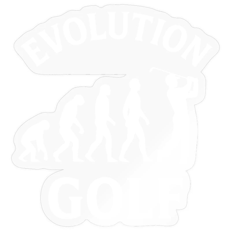 Evolution Golf Funny Golfing Design