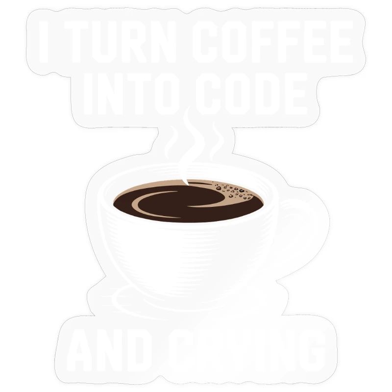 Coffee and programming debugging humor for Softwar