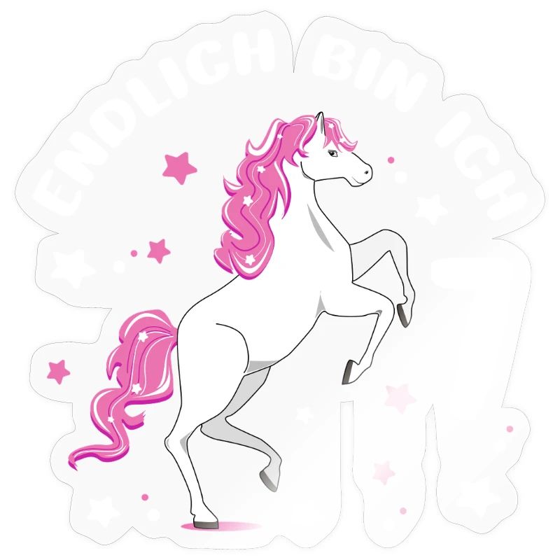 7 Jahre alt Pferd Endlich Bin Ich 7 Mädchen 7.