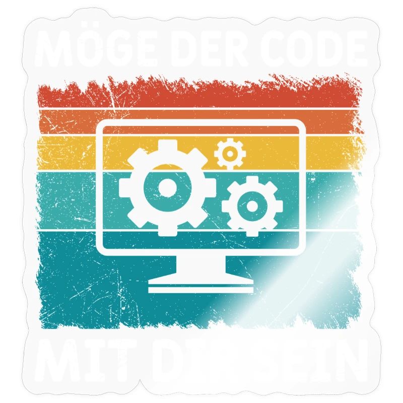 Nerd Computer MAY THE CODE BE WITH YOU FUNNY