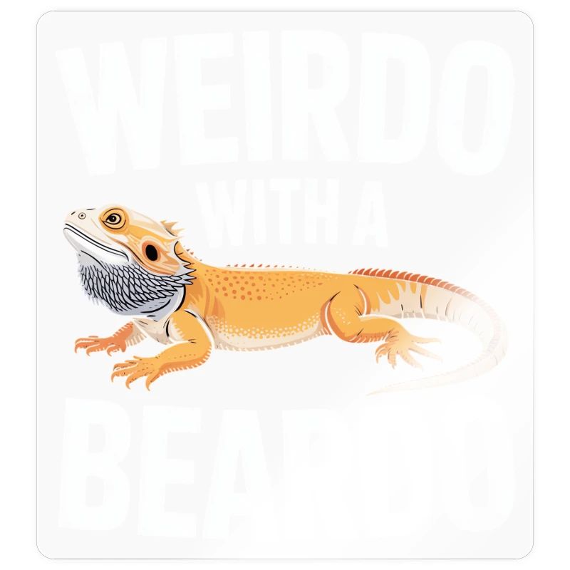 Beardo Lizard Caption Tee