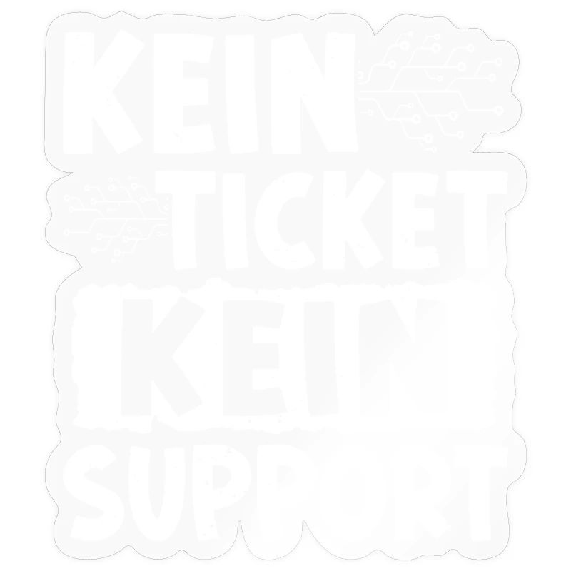 Nerd Computer KEIN TICKET KEIN PROBLEM LUSTIG