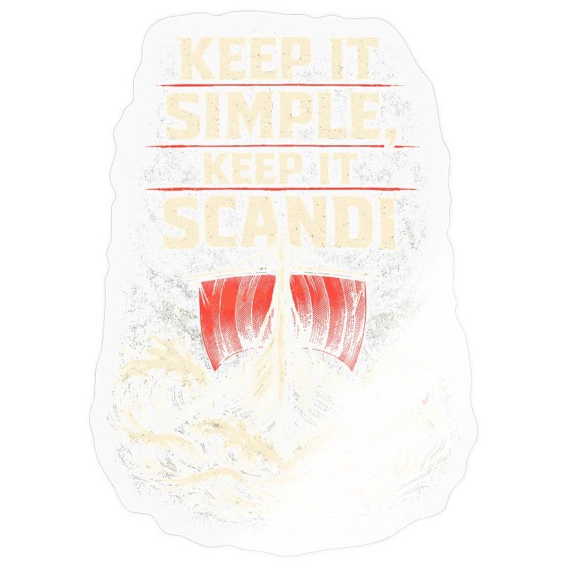 Skandinavisch Wikinger Keep It Scandi