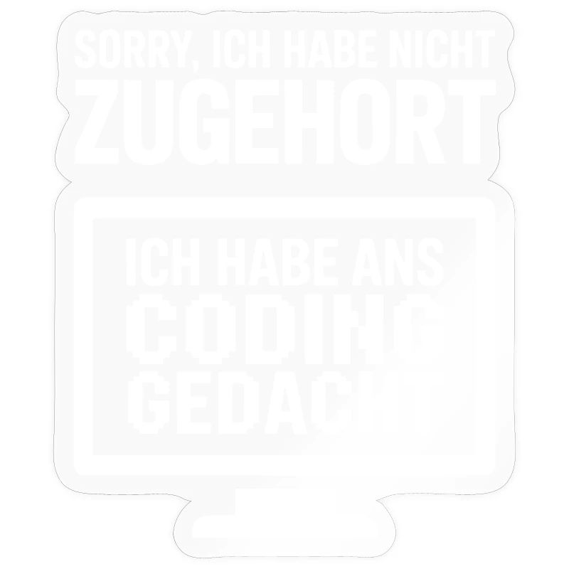 Coding Gedanke Spruch