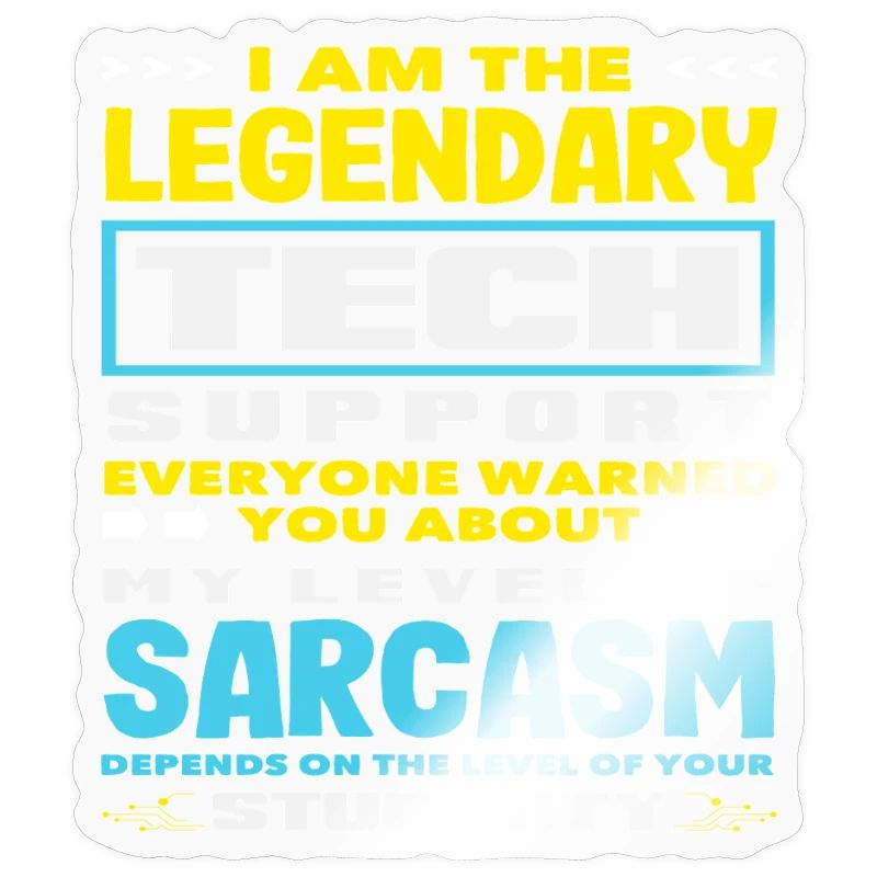 Legendärer Tech Support Sarkasmus IT Admin