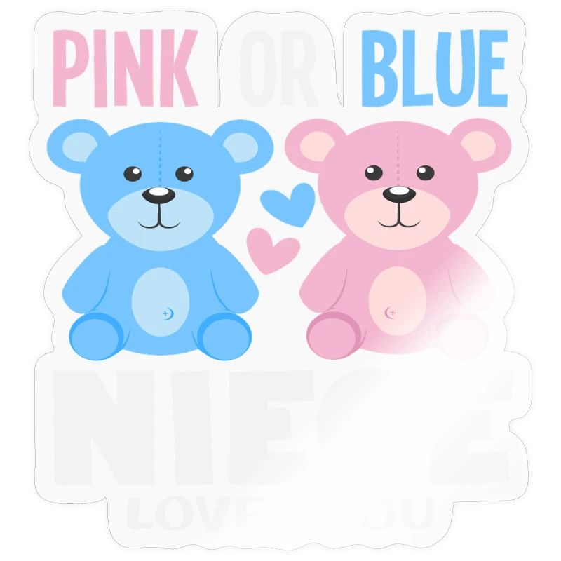 Pink Oder Blau Nichte Liebt Dich