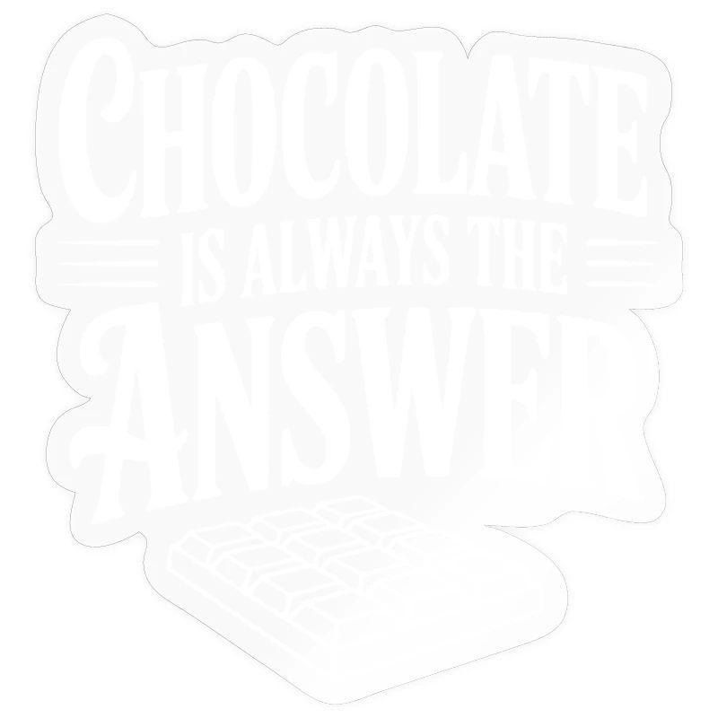 Le chocolat est toujours la solution