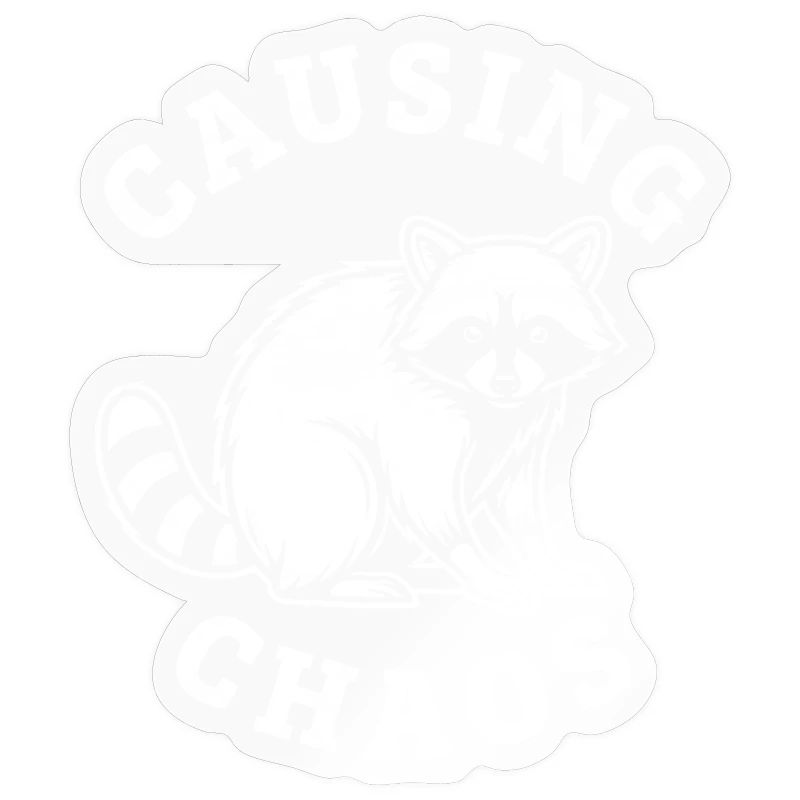 Chaotischer Waschbär Causing Chaos