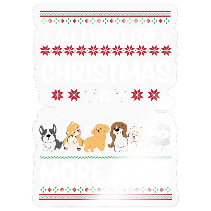 Cadeau de pull de Noël moche pour chiens de Noël