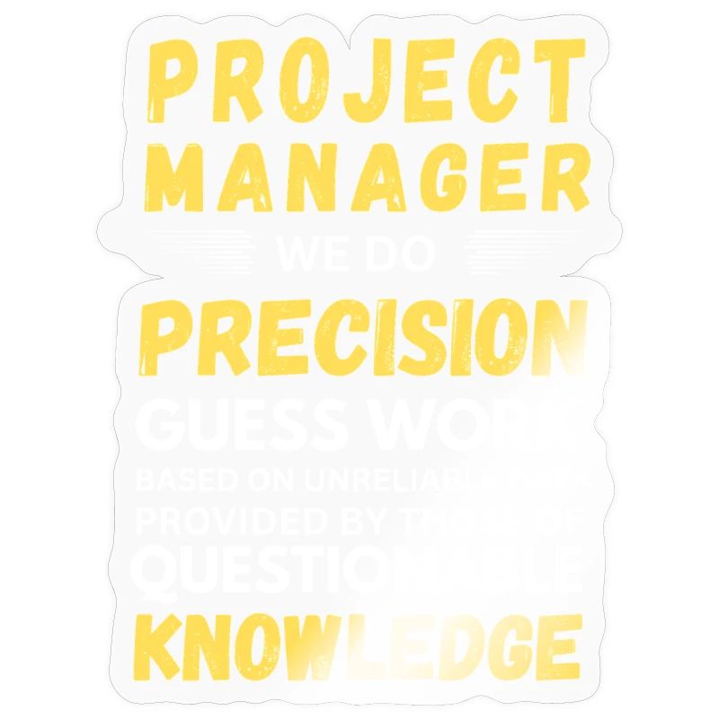 Project Manager We Do Precision Guess Work