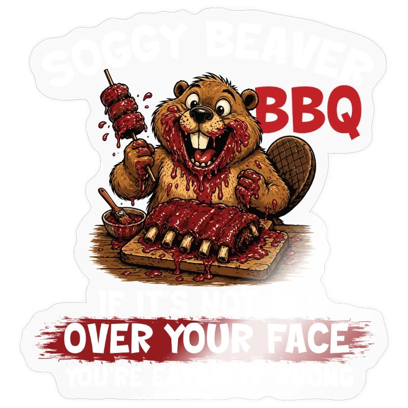 Weicher Biber-BBQ Lustiger Pitmaster