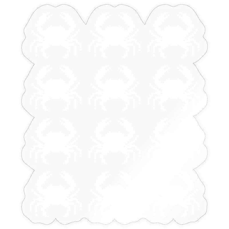Crab Pixel Pattern Repeat