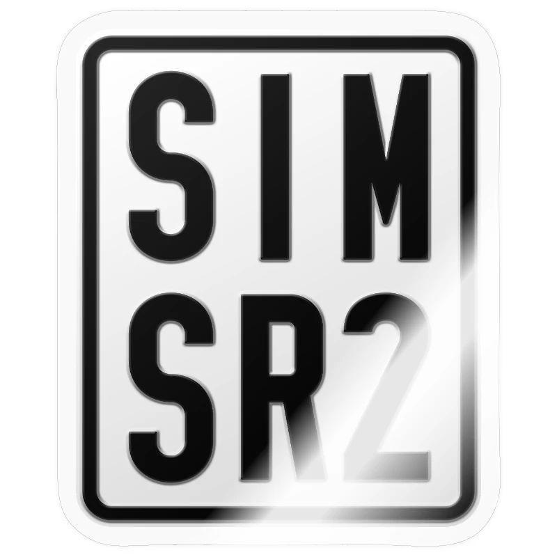 Simson SR2 Moped Kennzeichen
