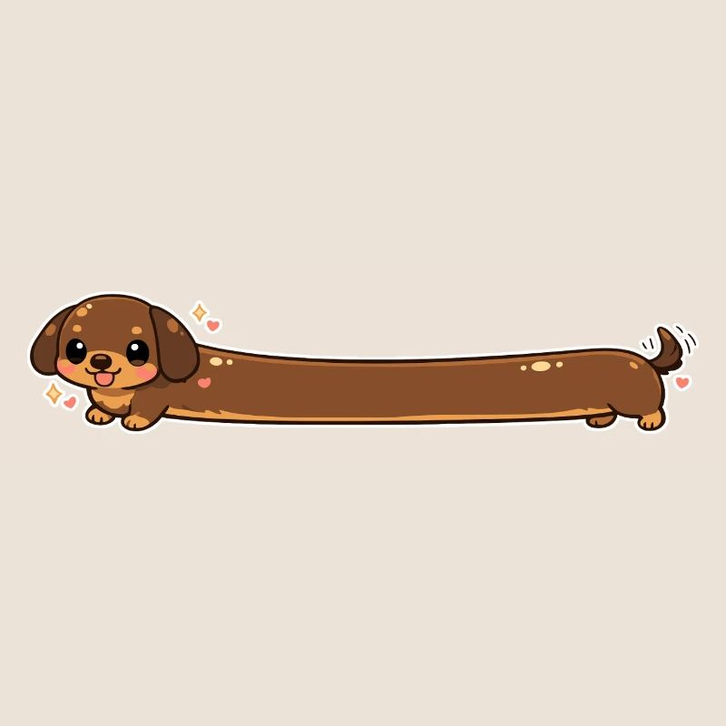 Long, teckel mignon