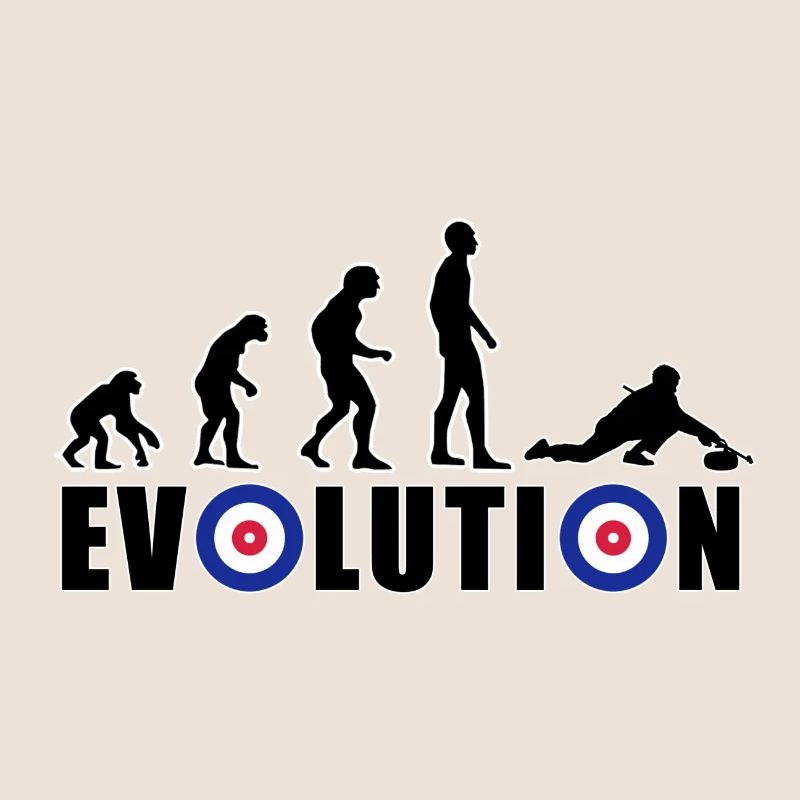 EVOLUTION CURLING Eisstockschießen Geschenk Winter