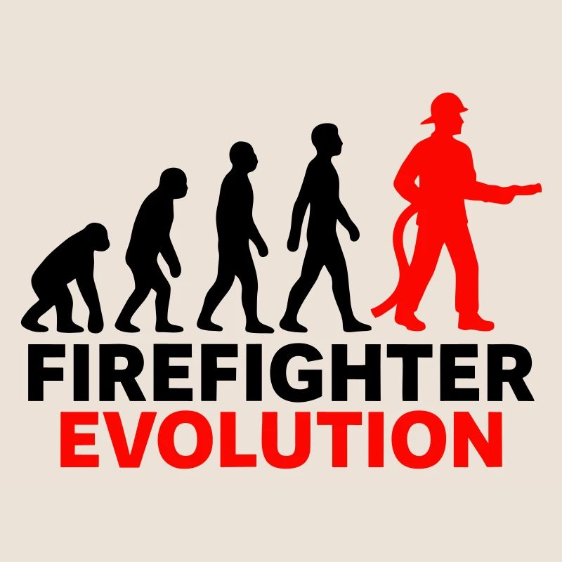 Feuerwehr Evolution Held Geschenk Cool