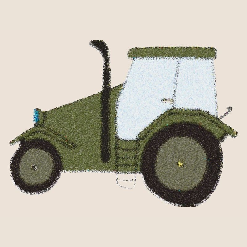 Tractor Oldtimer Impressionism