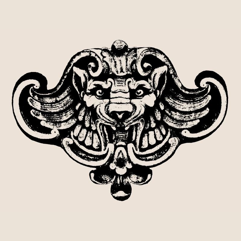 Geflügelter Löwe oder Wolf / Chimäre