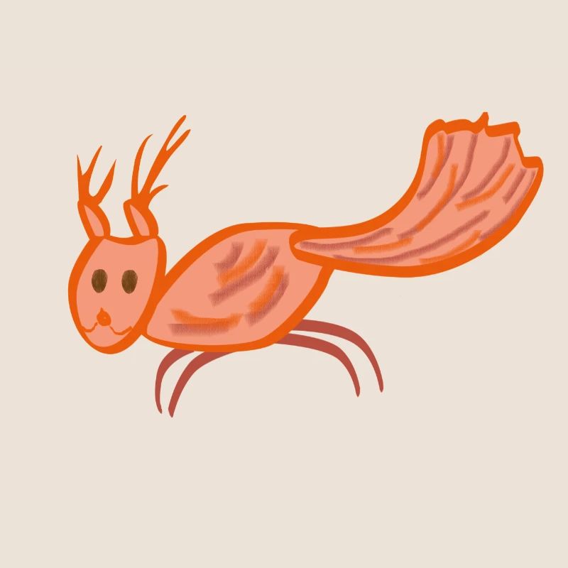 Eichhörnchen Nüsse oder Tee