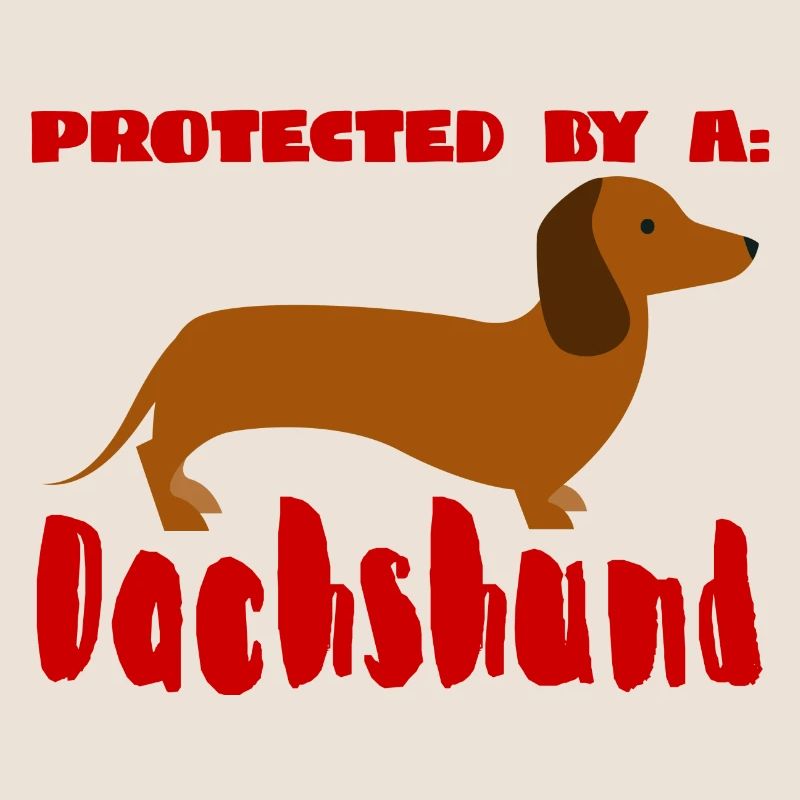 Dackel / Dachshund: Protected by a Dachshund
