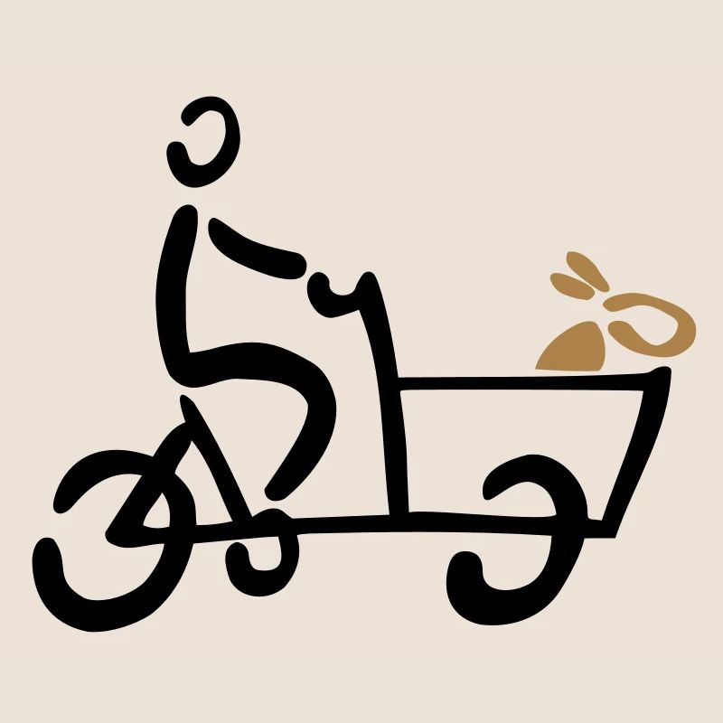 Bakfiets vélo cargo chien de vélos